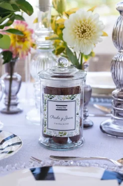 Cristina Oria Dulces Cristina Oria^Tarro De Trufas Personalizado Especial Bodas