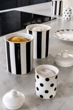 Cristina Oria Gadgets Y Utensilios|Almacenaje^Tarro Puntos Con Tapa Pequeño