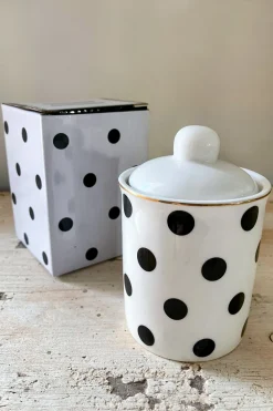 Cristina Oria Gadgets Y Utensilios|Almacenaje^Tarro Puntos Con Tapa Pequeño