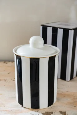 Cristina Oria Almacenaje|Gadgets Y Utensilios^Tarro Rayas Con Tapa Grande