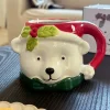 Cristina Oria Tazas Y Teteras^Taza Con Diseño De Oso Polar Navidad