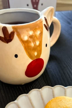 Cristina Oria Tazas Y Teteras^Taza Con Diseño De Reno Navidad