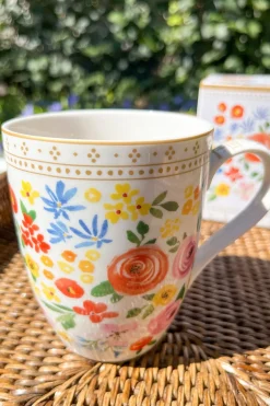 Cristina Oria Tazas Y Teteras^TAZA CON DISEÑO DOLCE VITA DE PORCELANA