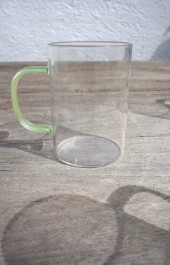 Cristina Oria Tazas Y Teteras^Taza De Cristal Con Asa De Colores