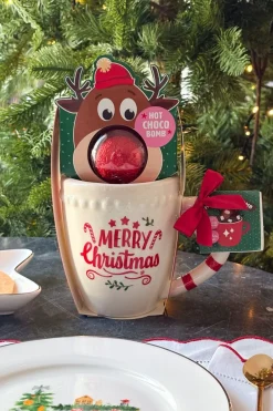 Cristina Oria Dulces Cristina Oria^Taza Diseño Navidad Con Bombón De Chocolate