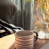 Cristina Oria Tazas Y Teteras^Taza Espresso Diseño Rayas Horizontales