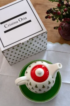 Cristina Oria Tazas Y Teteras^Tea For One Especial Navidad CO