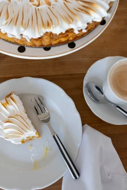 Cristina Oria Cubiertos De Aperitivo|Cubiertos De Postre^Tenedor Con Diseño De Rayas CO