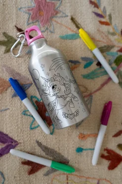 Cristina Oria Minichef|Jarras Y Botellas^Termo/ Botella Para Colorear Unicornio