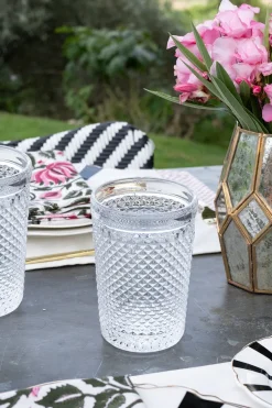 Cristina Oria Vasos^Vaso Cristal Alto Transparente Picos