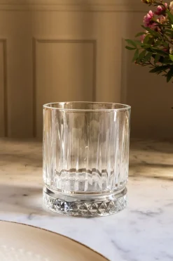 Cristina Oria Vasos^Vaso Cristal Base Rombos Bajo