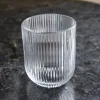 Cristina Oria Vasos^Vaso De Cristal Tallado Transparente