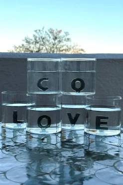 Cristina Oria Menaje Iniciales|Vasos^Vasos de Borosilicato Iniciales