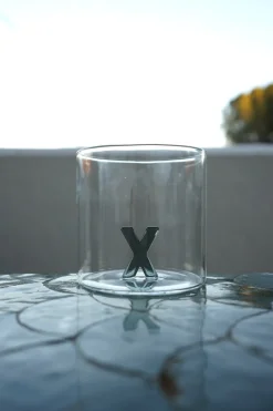 Cristina Oria Menaje Iniciales|Vasos^Vasos de Borosilicato Iniciales