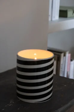 Cristina Oria Velas|Fragancias Co^Vela Aromática Rayas Diagonales Co