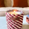 Cristina Oria Velas^Vela Artesanal De Cuero Y Rafia Con Fragancia Rosa Oud Pequeña