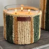 Cristina Oria Velas^Vela Artesanal De Rafia Con Fragancia Menta Y Té Mediana