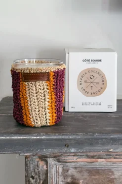 Cristina Oria Velas^Vela Artesanal De Rafia Con Fragancia Dátiles Pequeña