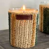 Cristina Oria Velas^Vela Artesanal De Rafia Con Fragancia Menta Y Té Pequeña