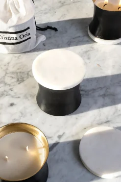 Cristina Oria Velas^Vela Con Tapa De Mármol