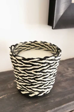 Cristina Oria Velas^Vela Con Vaso Trenzado