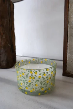 Cristina Oria Velas^Vela De Tres Mechas Y Aroma Limones