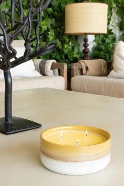 Cristina Oria Velas^Vela En Recipiente De Cerámica Y Con Aroma A Citronela