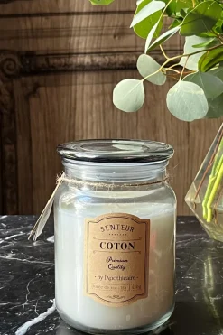 Cristina Oria Velas^Vela Grande Perfumada Con Frasco Y Tapa De Vidrio