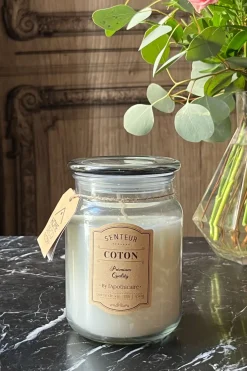 Cristina Oria Velas^Vela Grande Perfumada Con Frasco Y Tapa De Vidrio