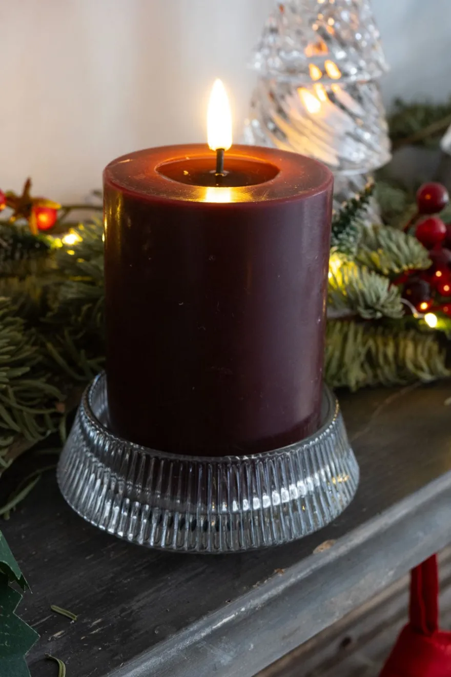 Cristina Oria Velas^Vela LED Color Granate