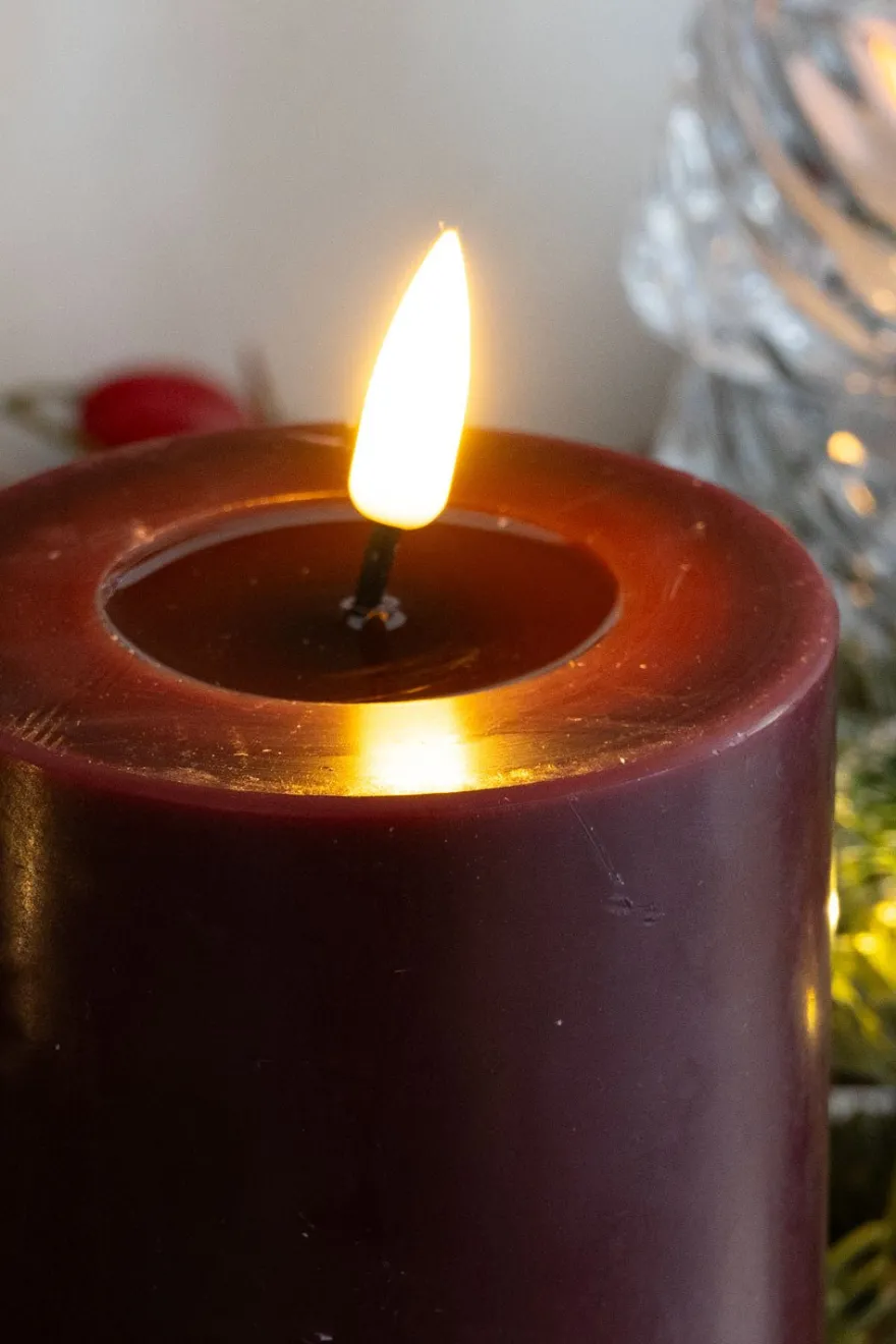 Cristina Oria Velas^Vela LED Color Granate