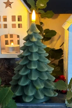 Cristina Oria Velas^Vela LED Con Diseño De Árbol