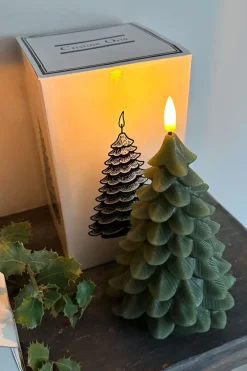Cristina Oria Velas^Vela LED Con Diseño De Árbol