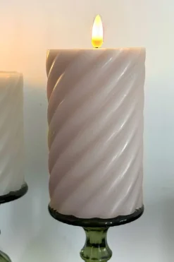 Cristina Oria Velas^Vela LED Diseño Espiral Grande
