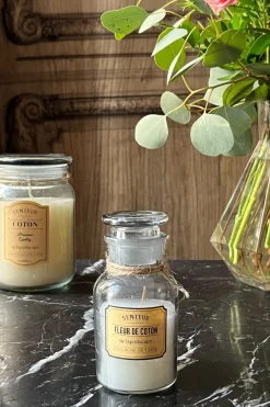 Cristina Oria Velas^Vela Perfumada Con Frasco Y Tapa De Vidrio