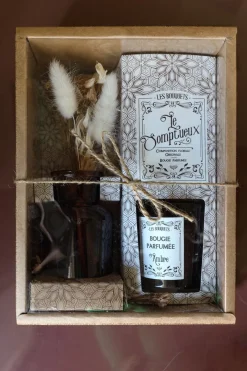 Cristina Oria Velas^Vela Perfumada Y Florero Con Flores Secas