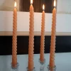 Cristina Oria Velas^Velas Con Diseño En Espiral Melocotón