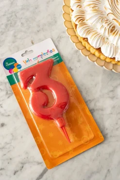 Cristina Oria Dulces Cristina Oria|Velas^Velas Cumpleaños Rojas Grandes