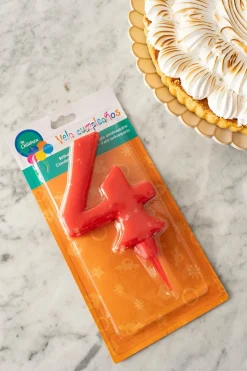 Cristina Oria Dulces Cristina Oria|Velas^Velas Cumpleaños Rojas Grandes