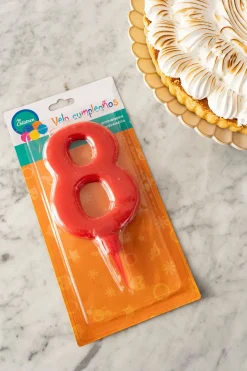 Cristina Oria Dulces Cristina Oria|Velas^Velas Cumpleaños Rojas Grandes