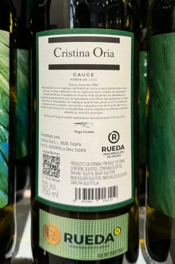 Cristina Oria Sin Gluten|Vinos Y Champagnes^Vino Blanco Cauce CO Verdejo