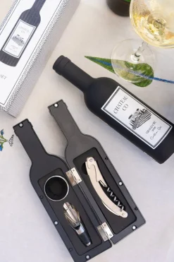 Cristina Oria Gadgets De Vino^Wine Set: Botella con Accesorios para el Vino CO